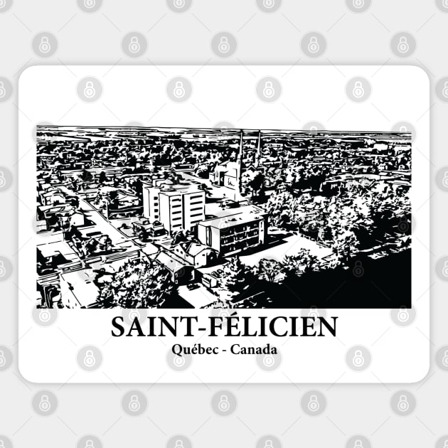 Saint-Félicien - Québec Magnet by Lakeric